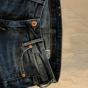 4/$20 Faded Dark Wash &Denim Low Rise Jeans